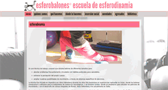 Desktop Screenshot of esferobalones.com